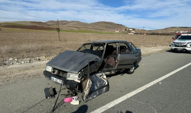 Malatya’da trafik kazası: 1’i ağır 3 yaralı