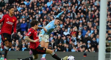 Manchester derbisinde kazanan maviler oldu