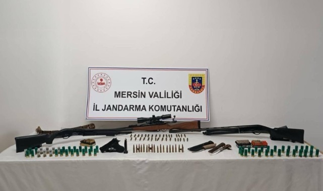 Mersin'de silah kaçakçılığı operasyonu: 1 gözaltı