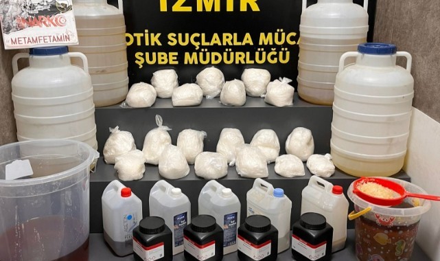 Operasyonda 112 kilonun üzerinde metamfetamin ele geçirildi
