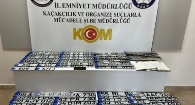Sahte araç plakası operasyonu: 5 kişi yakalandı