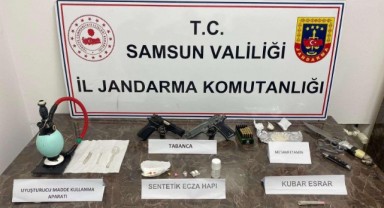 Samsun'da jandarmadan uyuşturucu operasyonu