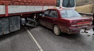 Samsun'da zincirleme trafik kazası: 1 yaralı