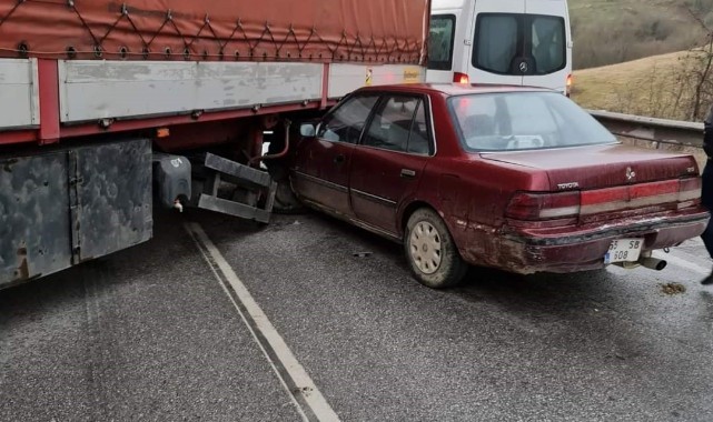 Samsun'da zincirleme trafik kazası: 1 yaralı