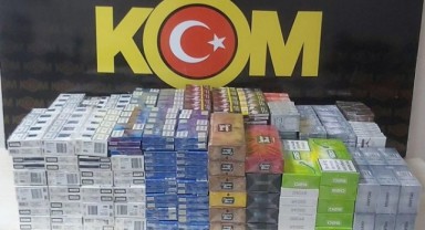 Viranşehir’de gümrük kaçağı binlerce paket sigara yakalandı
