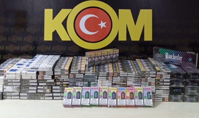 Viranşehir'de Kaçak sigara operasyonu: 850 paket sigara ele geçirildi