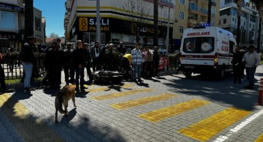 Yayaya yol vermek isterken kazaya karıştılar: 2 yaralı