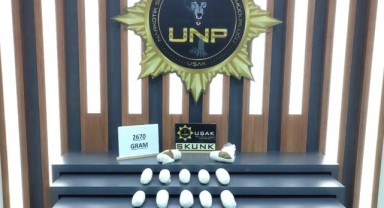 2 kilo 670 gram uyuşturucu madde ele geçirildi