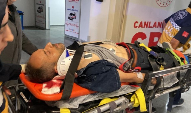 Aksaray’da kum silosundan düşen işçi ağır yaralandı