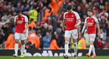 Arsenal şampiyonluk yarışında 3 puan bıraktı