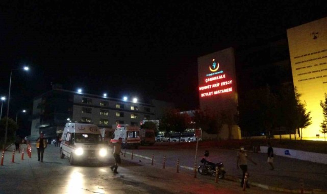 Çanakkale’de iki otomobil çarpıştı: 1 ölü, 6 yaralı