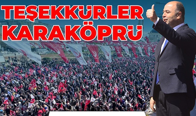 Çiftçi 'den teşekkür mesajı! Kazananı tüm Karaköprü’dür