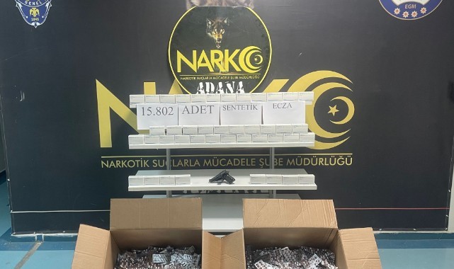Çok sayıda uyuşturucu hap ele geçirildi: 3 kişi tutuklandı