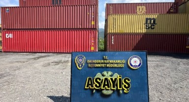 Devasa 6 konteyneri çalan 3 şahıs tutuklandı