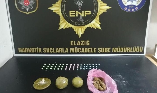 Elazığ’da uyuşturucu taciri tutuklandı