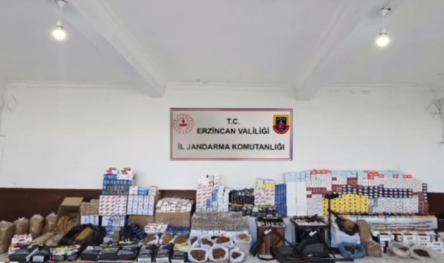 Erzincan’da kaçakçılık operasyonu: 5 gözaltı