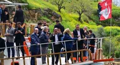 Galatasaraylı yöneticiler, Halfeti'yi gezdi