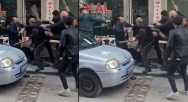 İki grup arasında tekme, tokat, sopalı kavga