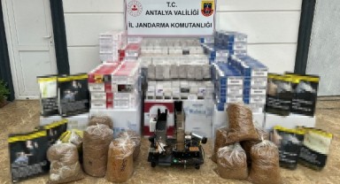 Jandarmadan kaçak sigara ve tütün operasyonu