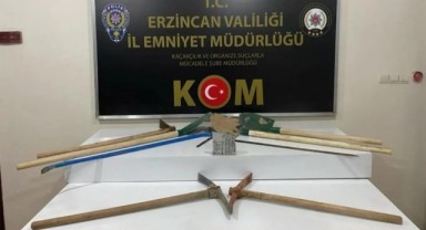 Kaçak kazı yapan 5 kişi suçüstü yakalandı