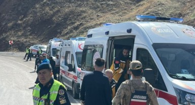 Kontrolden çıkan otomobil devrildi: 9 yaralı
