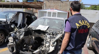 Lüks araçlar ele geçirildi: Yedek parça için kaçak getirilmiş