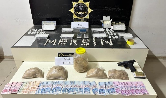 Mersin'de uyuşturucu operasyonu: 4 kişi yakalandı