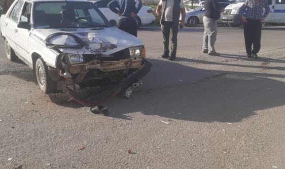 Osmaniye’de motosikletle otomobil çarpıştı: 1 yaralı