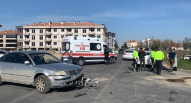 Otomobil elma bahçesine uçtu: 1 yaralı