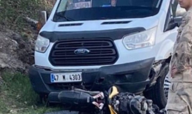 Otomobil ile motosiklet çarpıştı: 1