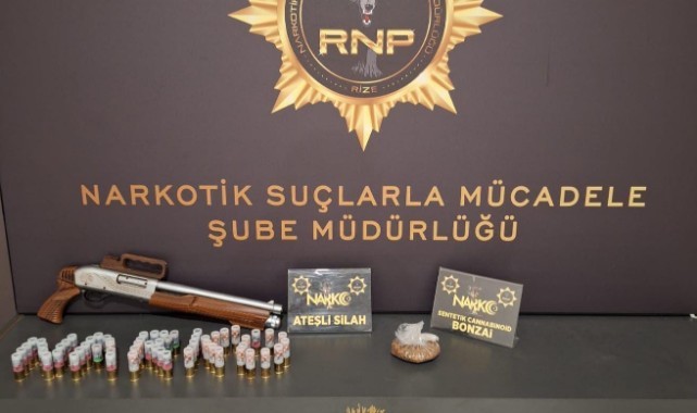 Rize’ye uyuşturucu getirmeye çalışan 2 kişi yakalandı