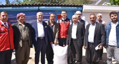 Şanlıurfa'da çiftçilere 11 ton sertifikalı çeltik tohumu dağıtıldı