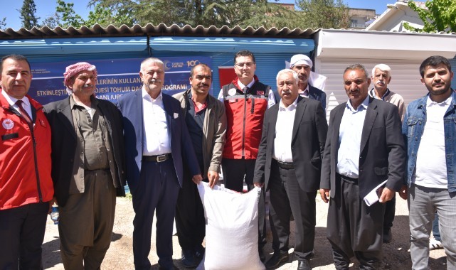 Şanlıurfa'da çiftçilere 11 ton sertifikalı çeltik tohumu dağıtıldı