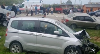Sinop’ta zincirleme trafik kazası: 10 yaralı