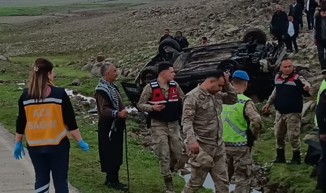 Siverek’te otomobil şarampole devrildi: 1 ölü