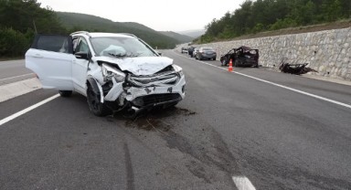 Tavşanlı'da trafik kazası: 1 ölü, 1 yaralı
