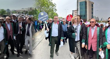 Urfa'nın hukukçuları "Büyük Savunma Mitinginde" adalet için yürüdü!