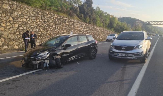 Zonguldak'ta trafik kazası: 4 yaralı