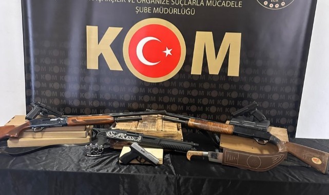 6 ilde silah kaçakçılığına yönelik operasyon: 19 gözaltı
