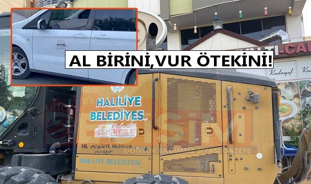 Belediye araçlarıyla kahvaltıya gittiler!