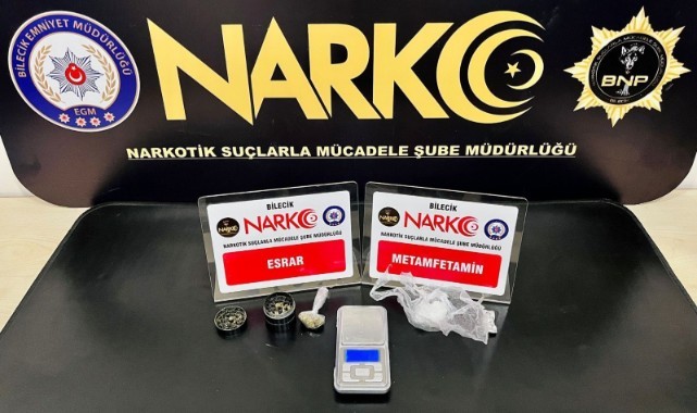 Bilecik'te uyuşturucu operasyonu: 2 gözaltı