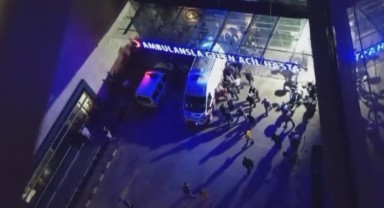 Çarşıda başlayan kavga, hastaneye taşındı