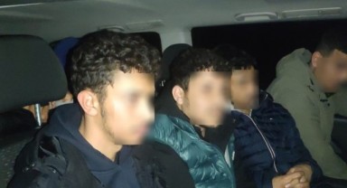 Çok sayıda kaçak göçmen yakalandı: 2 gözaltı