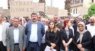 DEM Parti, Birecik'te toplandı! Begit'e "istifa et" çağrısı…