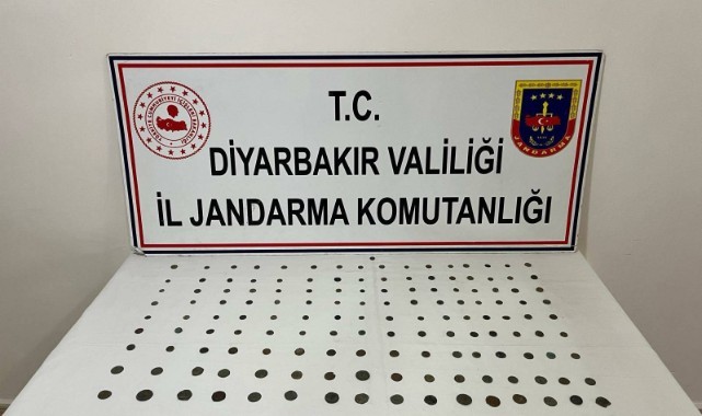 Diyarbakır’da 145 adet sikke ele geçirildi