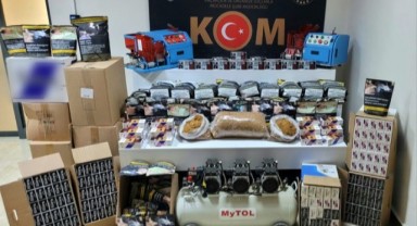 Elazığ'da çok sayıda bandrolsüz makaron ele geçirildi