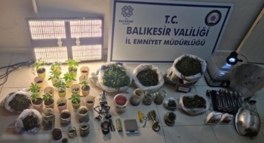 Erdek’te uyuşturucu yuvalarına baskın