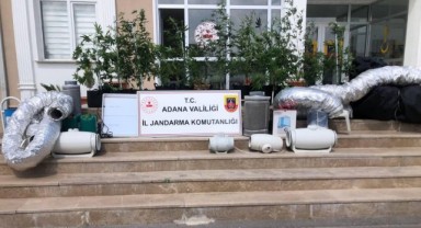 İklimlendirme sistemiyle uyuşturucu imalatına baskın