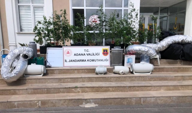 İklimlendirme sistemiyle uyuşturucu imalatına baskın