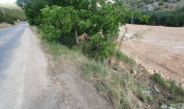 Kontrolden çıkan motosiklet şarampole uçtu: 1 ölü
